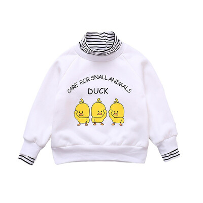 Children Clothes for boys&girls cartoon little yellow duck plus velvet bottoming shirts fashion baby clothes hot
Children Clothes for boys&girls cartoon little yellow duck plus velvet bottoming shirts fashion baby clothes hot