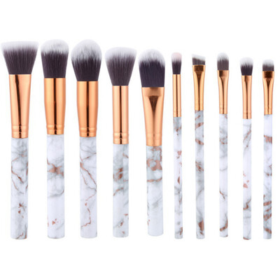 10pcs Makeup Brush Set Foundation Powder Marble Make Up Brush Tool Kits Professional Women Brushes Eye Shadow Eyeliner Soft
10pcs Makeup Brush Set Foundation Powder Marble Make Up Brush Tool Kits Professional Women Brushes Eye Shadow Eyeliner Soft