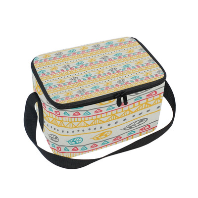 ALAZA Insulated Lunch Box Mandala Tribal Pattern Lunch Bag for Men Women Portable Tote Bag Cooler Bag
ALAZA Insulated Lunch Box Mandala Tribal Pattern Lunch Bag for Men Women Portable Tote Bag Cooler Bag