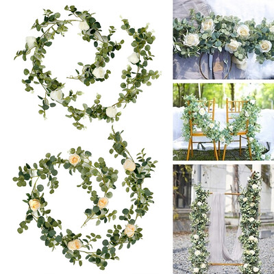 123PCS Artificial Eucalyptus Garland Hanging Rattan Wedding Greenery Home Decor Table Centerpieces Party Decorations
123PCS Artificial Eucalyptus Garland Hanging Rattan Wedding Greenery Home Decor Table Centerpieces Party Decorations
