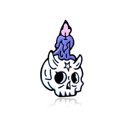 Purple Spell Book Death Skull Candle Brooch Witch Enamel Brooch Pins Halloween Ghost Backpack Brooch Jewelry
Purple Spell Book Death Skull Candle Brooch Witch Enamel Brooch Pins Halloween Ghost Backpack Brooch Jewelry