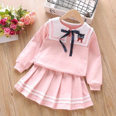 2019 Girls Costume Toddler Girl Clothes Sets Winter Autumn Children Clothing Long Sleeve Top Pleated Skirts Kids Clothes 
2019 Girls Costume Toddler Girl Clothes Sets Winter Autumn Children Clothing Long Sleeve Top Pleated Skirts Kids Clothes