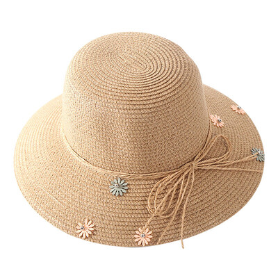Cute Child Girls Beach Cap Casual All-match Flower Decor Personality Solid Color Sunscreen Sun Hat
Cute Child Girls Beach Cap Casual All-match Flower Decor Personality Solid Color Sunscreen Sun Hat