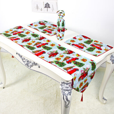 Kitchen Supplres Kit 1 Table Runner 4 Placemats And 2 Wine Bottle Covers Christmas Table Decoration
Kitchen Supplres Kit 1 Table Runner 4 Placemats And 2 Wine Bottle Covers Christmas Table Decoration