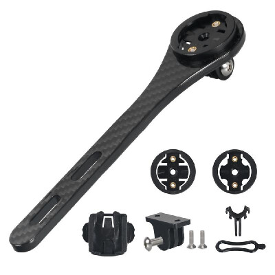 Full Carbon Fiber Cycling Road Bike Handlebar Stem Computer Mount Holder Bracket with Sports Camera Mount Flashlight Holder for Br
Full Carbon Fiber Cycling Road Bike Handlebar Stem Computer Mount Holder Bracket with Sports Camera Mount Flashlight Holder for Br