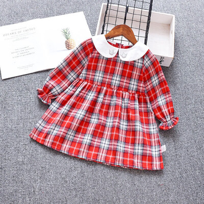 Autumn Casual Baby Girls Dress 1Y-5Y Long Flare Sleeve Plaid Print Dress Kids Pageant Princess Dresses
Autumn Casual Baby Girls Dress 1Y-5Y Long Flare Sleeve Plaid Print Dress Kids Pageant Princess Dresses