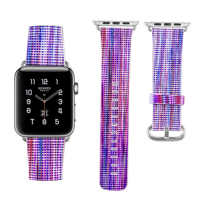 Genuine Leather Strap Rainbow Replacement Band Stainless Metal Clasp for Apple Watch Series 4 3 2 1 Wrist Bracelet Iwatch
Genuine Leather Strap Rainbow Replacement Band Stainless Metal Clasp for Apple Watch Series 4 3 2 1 Wrist Bracelet Iwatch