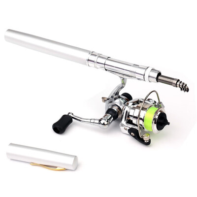 2019 New Portable Pocket Mini Fishing Rod Telescopic Fishing Pole Pen Shape Folded Fishing Rod With Metal Spinning Reel Wheel 
2019 New Portable Pocket Mini Fishing Rod Telescopic Fishing Pole Pen Shape Folded Fishing Rod With Metal Spinning Reel Wheel