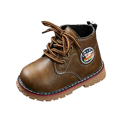 2019 Girl Leather Boots Boy Shoes Spring Autumn Lace-Up Children Martins Boots Fashion Toddler Kids Boots Warm Winter Snow Boots
2019 Girl Leather Boots Boy Shoes Spring Autumn Lace-Up Children Martins Boots Fashion Toddler Kids Boots Warm Winter Snow Boots