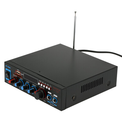 12V 220V Mini Audio Power Amplifier BT Digital Audio Receiver AMP USB SD Slot MP3 Player FM Radio LCD Display Dual Microphone In
12V 220V Mini Audio Power Amplifier BT Digital Audio Receiver AMP USB SD Slot MP3 Player FM Radio LCD Display Dual Microphone In