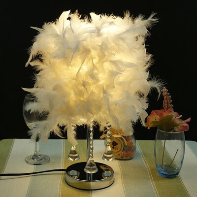 Bedside Reading Room Sitting Room Heart Shape Feather Crystal Table Lamp Light Home Decor
Bedside Reading Room Sitting Room Heart Shape Feather Crystal Table Lamp Light Home Decor