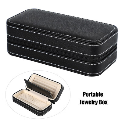 Portable Travelling Zipper Bag Leather Jewelry Organizer Box Earrings Rings Hand Chains Necklaces Collector Storage Case
Portable Travelling Zipper Bag Leather Jewelry Organizer Box Earrings Rings Hand Chains Necklaces Collector Storage Case