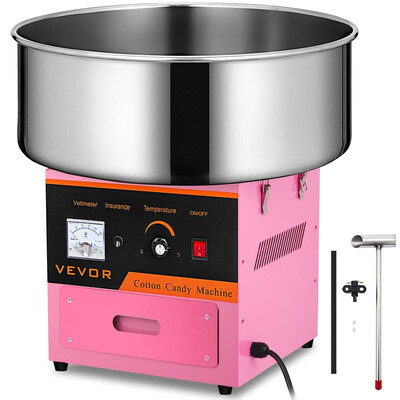 VEVOR Candy Floss Maker 205 Inch Commercial Cotton Candy Machine for Various Parties
VEVOR Candy Floss Maker 205 Inch Commercial Cotton Candy Machine for Various Parties