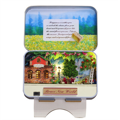 Gotoamei DIY Miniature House Furniture LED Box Theatre Decorate Creative Christmas Gifts
Gotoamei DIY Miniature House Furniture LED Box Theatre Decorate Creative Christmas Gifts