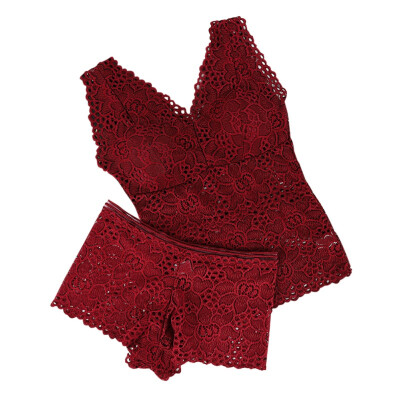 Fashion Sexy 2 piece Woman Lace Sexy Underwear Women Solid Color Bras&Panties Set Wire Free Push Up V-neck Bra Sets
Fashion Sexy 2 piece Woman Lace Sexy Underwear Women Solid Color Bras&Panties Set Wire Free Push Up V-neck Bra Sets