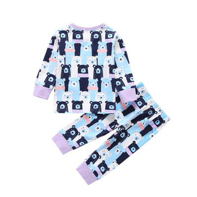 Autumn Winter Casual Clothes Sets Children Baby Boys Girls Cartoon Printing Long Sleeve Pajamas Kid Two-piece Outfit Set
Autumn Winter Casual Clothes Sets Children Baby Boys Girls Cartoon Printing Long Sleeve Pajamas Kid Two-piece Outfit Set