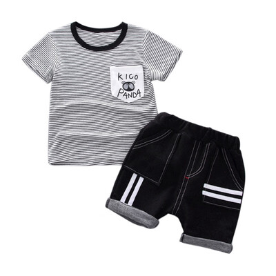 Toddler Boy Clothes Set Summer T-shirt Casual Stripe Short Sleeve T-Short TopsShorts Fashion Outfits Set
Toddler Boy Clothes Set Summer T-shirt Casual Stripe Short Sleeve T-Short TopsShorts Fashion Outfits Set