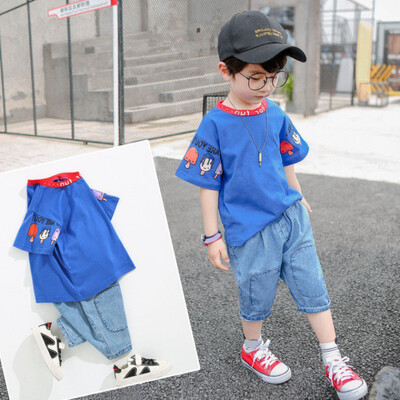 2PcsSet Summer Children Baby Boys Casual Short Sleeve Cartoon Print T-shirt TopsShorts Costume Set
2PcsSet Summer Children Baby Boys Casual Short Sleeve Cartoon Print T-shirt TopsShorts Costume Set
