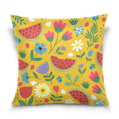 ALAZA Throw Pillow Cover 16 X 16 inch Christmas Gift Cushion Cover with Flowers And Watermelon Printed Pillowcase
ALAZA Throw Pillow Cover 16 X 16 inch Christmas Gift Cushion Cover with Flowers And Watermelon Printed Pillowcase