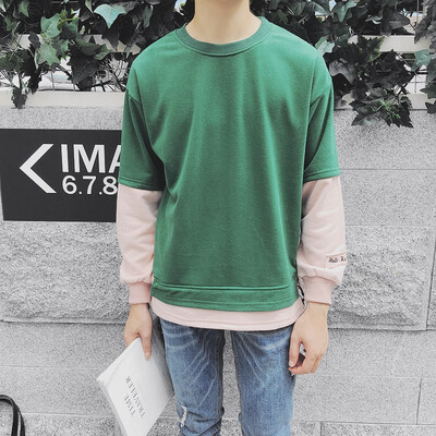 Autumn European&American street hip hop loose old hit color stitching long sleeve round neck pullover sweater tide male jacket
Autumn European&American street hip hop loose old hit color stitching long sleeve round neck pullover sweater tide male jacket