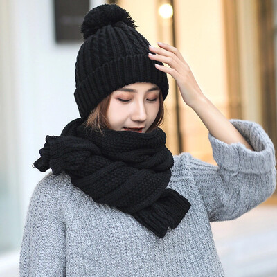 MAXVIVI winter hat scarf two-piece women plus velvet warm stitching cap sweet cute knitted headband earmuffs WWJ843226 black
MAXVIVI winter hat scarf two-piece women plus velvet warm stitching cap sweet cute knitted headband earmuffs WWJ843226 black