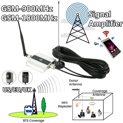 Willstar 1800900Mhz GSM 4G Signal Antenna Booster Amplifier Signal Booster LCD Mobile Phone Signal Repeater
Willstar 1800900Mhz GSM 4G Signal Antenna Booster Amplifier Signal Booster LCD Mobile Phone Signal Repeater