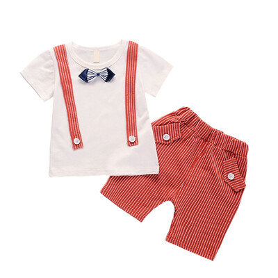 Baby Clothes Toddler Baby Boys 2pcs Summer Outfits Fake Tie Print T-shirt TopsShorts Casual Sets Baby Boy Clothes
Baby Clothes Toddler Baby Boys 2pcs Summer Outfits Fake Tie Print T-shirt TopsShorts Casual Sets Baby Boy Clothes