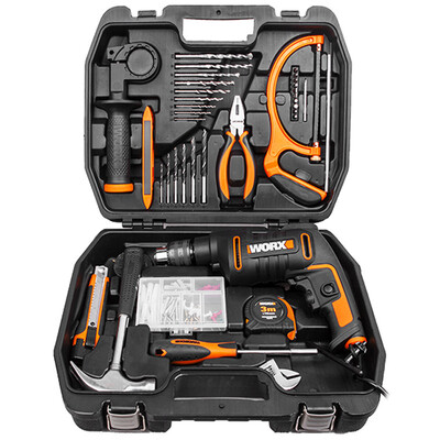 WORX Household Impact Drill Toolbox WX3173 Impact Drill Hand Electric drill Electric Hand drill Electric screwdriver Hardw
WORX Household Impact Drill Toolbox WX3173 Impact Drill Hand Electric drill Electric Hand drill Electric screwdriver Hardw
