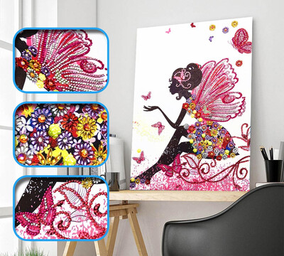Toponeto DIY Full Diamond Cartoon Painting Special Diamond Shaped Rhinestone Embroidery 
Toponeto DIY Full Diamond Cartoon Painting Special Diamond Shaped Rhinestone Embroidery