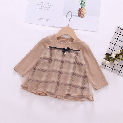 Autumn Long Sleeve Patchwork Plaid Dress Baby Girls Kids Casual Mesh Bowknot Toddler Pageant Princess Dress
Autumn Long Sleeve Patchwork Plaid Dress Baby Girls Kids Casual Mesh Bowknot Toddler Pageant Princess Dress