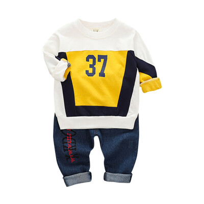 Toddler 0-4T 2pcs New Autumn Lovely Baby Boys Clothes Long Sleeve Number Print Sweatshirt TopsPants Trouser Costume Set
Toddler 0-4T 2pcs New Autumn Lovely Baby Boys Clothes Long Sleeve Number Print Sweatshirt TopsPants Trouser Costume Set