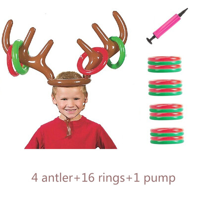 Christmas Head Ring Throwing Ring Toy Children Outdoor Inflatable Deer Leisure Sports Christmas Decoration Gifts Toy Game H x x
Christmas Head Ring Throwing Ring Toy Children Outdoor Inflatable Deer Leisure Sports Christmas Decoration Gifts Toy Game H x x