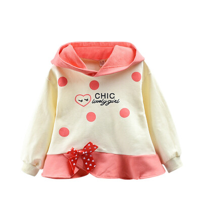 Baby Girl Clothes 0-4T Loose Casual Letter Dot Print Hooded Top Cute Toddler Autumn New Sweet Bow Decoration Girl Hoodie
Baby Girl Clothes 0-4T Loose Casual Letter Dot Print Hooded Top Cute Toddler Autumn New Sweet Bow Decoration Girl Hoodie