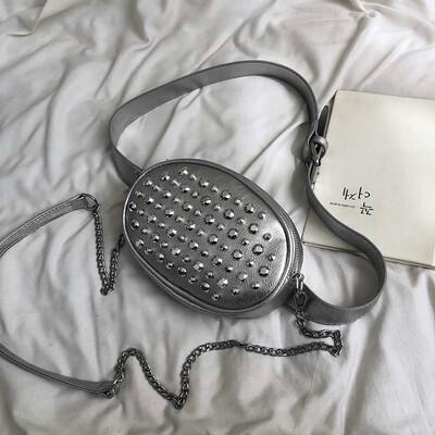Tailored Women 2019 New Rivet Shoulder Bag Casual Messenger Bag Fashion Pockets Chest Bag
Tailored Women 2019 New Rivet Shoulder Bag Casual Messenger Bag Fashion Pockets Chest Bag