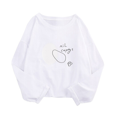 Harajuku T-Shirt Women Pullovers Casual Long Sleeve Tops O-Neck Loose Cute Print Female T-shirts
Harajuku T-Shirt Women Pullovers Casual Long Sleeve Tops O-Neck Loose Cute Print Female T-shirts