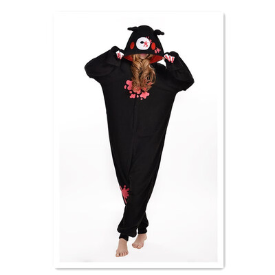 Cartoon Pajamas Cosplay Lady Winter Black Violent Bear Pajamas Unisex Flannel Pajamas Adult Animal Pajamas
Cartoon Pajamas Cosplay Lady Winter Black Violent Bear Pajamas Unisex Flannel Pajamas Adult Animal Pajamas