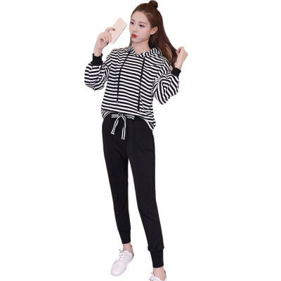 Fashion Tracksuit Women Long Sleeve Hoodie Ankle-Length Pants Suit two Pieces Set Autumn And Winter female clothes
Fashion Tracksuit Women Long Sleeve Hoodie Ankle-Length Pants Suit two Pieces Set Autumn And Winter female clothes
