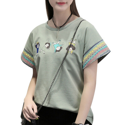 New Fashion Cartoon Printed Women T shirts Harajuku Woman Short Sleeve O-Neck Tees Tops Summer Casual Loose Female T-shirt
New Fashion Cartoon Printed Women T shirts Harajuku Woman Short Sleeve O-Neck Tees Tops Summer Casual Loose Female T-shirt