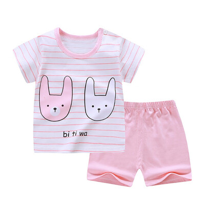 Summer Baby Boys Girls Clothes Sets Short Sleeve Cartoon Print T-shirt TopsShorts Casual Outfits Sets
Summer Baby Boys Girls Clothes Sets Short Sleeve Cartoon Print T-shirt TopsShorts Casual Outfits Sets