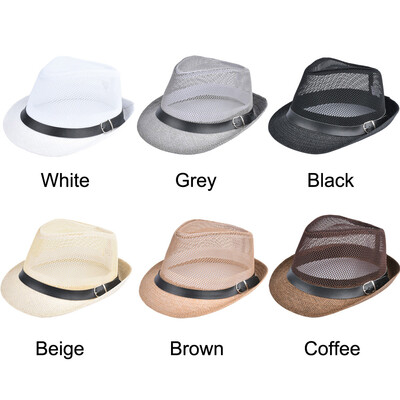 Fashion Unisex Sun Hat Straw Hat Solid Hollow Out Metal Belt Summer Sunbonnet Trilby Fedora Beach Panama Hat
Fashion Unisex Sun Hat Straw Hat Solid Hollow Out Metal Belt Summer Sunbonnet Trilby Fedora Beach Panama Hat