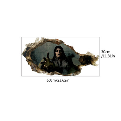 Halloween 3D Wall Stickers Terror Self Adhesive Zombie Remove Wall Decal Paper Art Home Decor Festival Party Supplies
Halloween 3D Wall Stickers Terror Self Adhesive Zombie Remove Wall Decal Paper Art Home Decor Festival Party Supplies