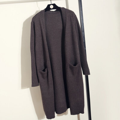 Knit Sweater Womens Autumn And Winter New Loose Korean Long-Sleeved Long Cardigan Material Comfortable And Breathable
Knit Sweater Womens Autumn And Winter New Loose Korean Long-Sleeved Long Cardigan Material Comfortable And Breathable