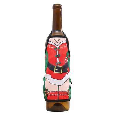 New Mini Lovely Christmas Apron Wine Bottle Covers For Christmas Party Bar Decoration
New Mini Lovely Christmas Apron Wine Bottle Covers For Christmas Party Bar Decoration
