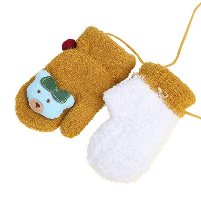 1 Pair Winter Cute Cartoon Thicken Warm Fleece Infant Baby Boys Girls Mittens Gloves Mittens Toddler Kids Full Finger Gloves
1 Pair Winter Cute Cartoon Thicken Warm Fleece Infant Baby Boys Girls Mittens Gloves Mittens Toddler Kids Full Finger Gloves