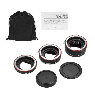 Andoer Brand New Upgraded Macro Extension Tube Set 3-Piece 13mm21mm31mm Auto Focus Extension Tube Rings for Canon EOS Camera Bod
Andoer Brand New Upgraded Macro Extension Tube Set 3-Piece 13mm21mm31mm Auto Focus Extension Tube Rings for Canon EOS Camera Bod