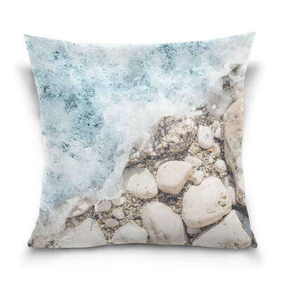 Throw Pillow Case Decorative Pillow Covers 16 X 16 inch Beach Stones Pattern Pillowcase
Throw Pillow Case Decorative Pillow Covers 16 X 16 inch Beach Stones Pattern Pillowcase