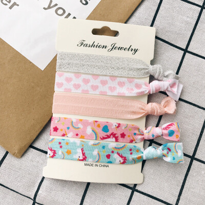 Retro Style Knotted Hair Rope Novel Design Bracelet Style Hair Rope Fashion Beautiful Hair Rope Print Elastic Hair Bands
Retro Style Knotted Hair Rope Novel Design Bracelet Style Hair Rope Fashion Beautiful Hair Rope Print Elastic Hair Bands