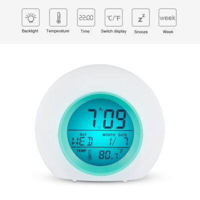 LED Digital Clock Circular Europe Colored Changing Snooze Desktop Table Alarm Electronic Desk Home Decor
LED Digital Clock Circular Europe Colored Changing Snooze Desktop Table Alarm Electronic Desk Home Decor