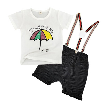 Summer Baby Boys Clothes Set Letter Print Short Sleeve Tops ShirtSuspender Short Pants Children Casual Outfits Sets
Summer Baby Boys Clothes Set Letter Print Short Sleeve Tops ShirtSuspender Short Pants Children Casual Outfits Sets