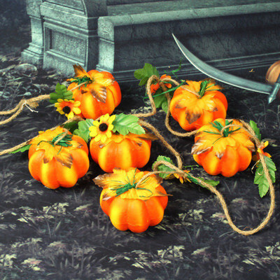 Artificial Foam Pumpkin Garland Halloween Hanging Decoration Bunting Banner Thanksgiving Autumn Party Supplies
Artificial Foam Pumpkin Garland Halloween Hanging Decoration Bunting Banner Thanksgiving Autumn Party Supplies
